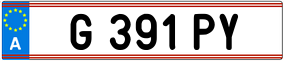 Truck License Plate